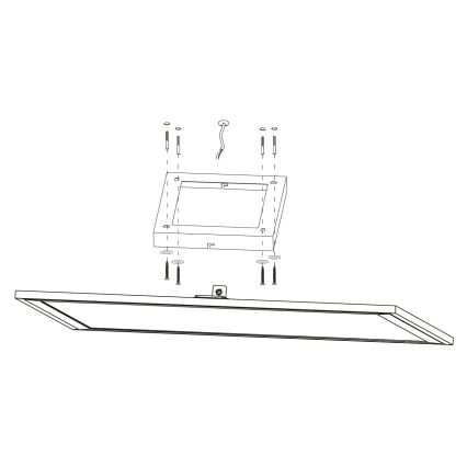 Eglo - Стельовий LED світильник з регулюванням яскравості LED/21,5W/230V білий ZigBee