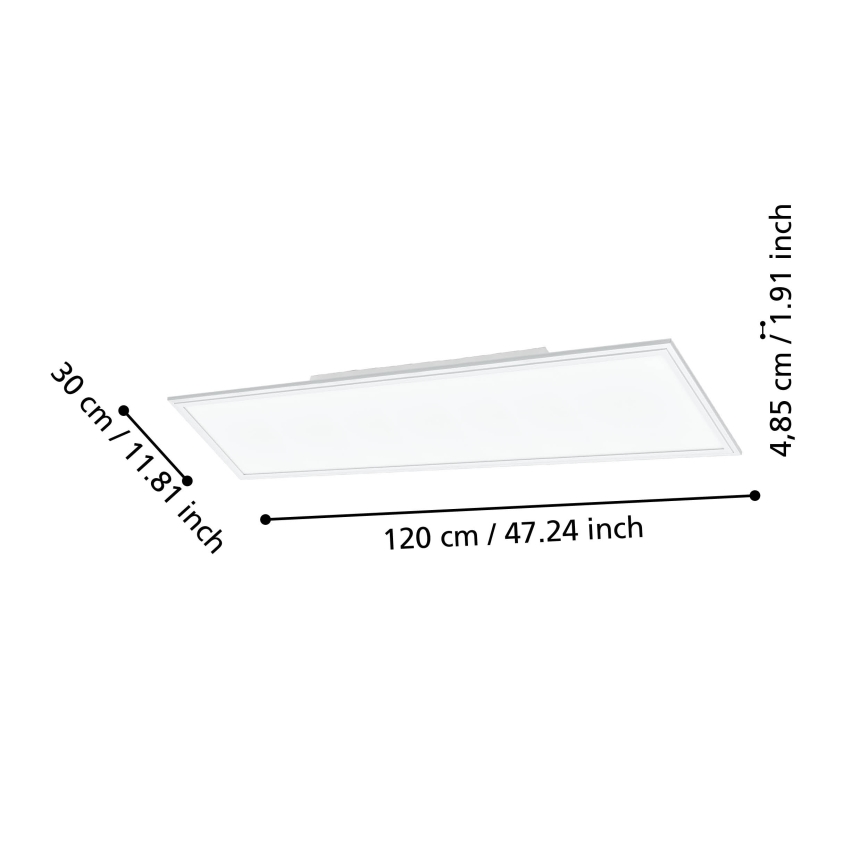 Eglo - Светодиодный диммируемый потолочный светильник LED/33,5W/230V белый ZigBee