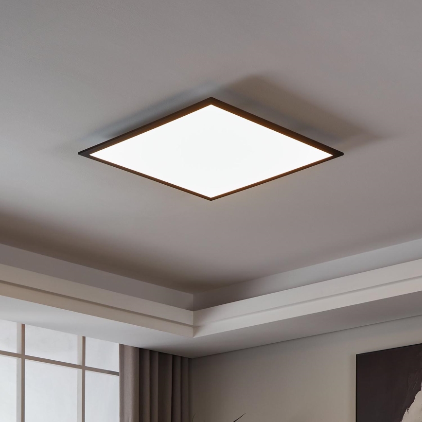 Eglo - Светодиодный регулируемый потолочный светильник LED/33Вт/230В черный ZigBee