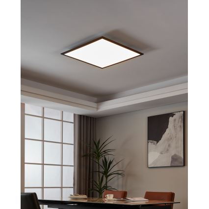 Eglo - Светодиодный диммируемый потолочный светильник LED/33W/230V черный ZigBee