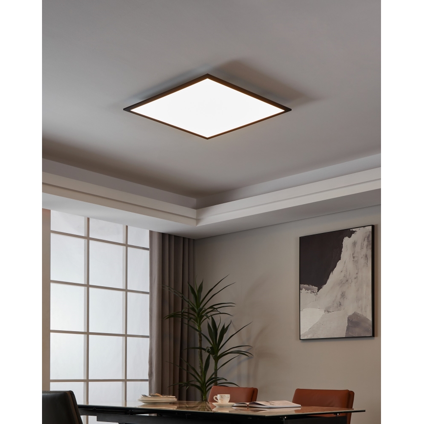 Eglo - Светодиодный диммируемый потолочный светильник LED/33W/230V черный ZigBee