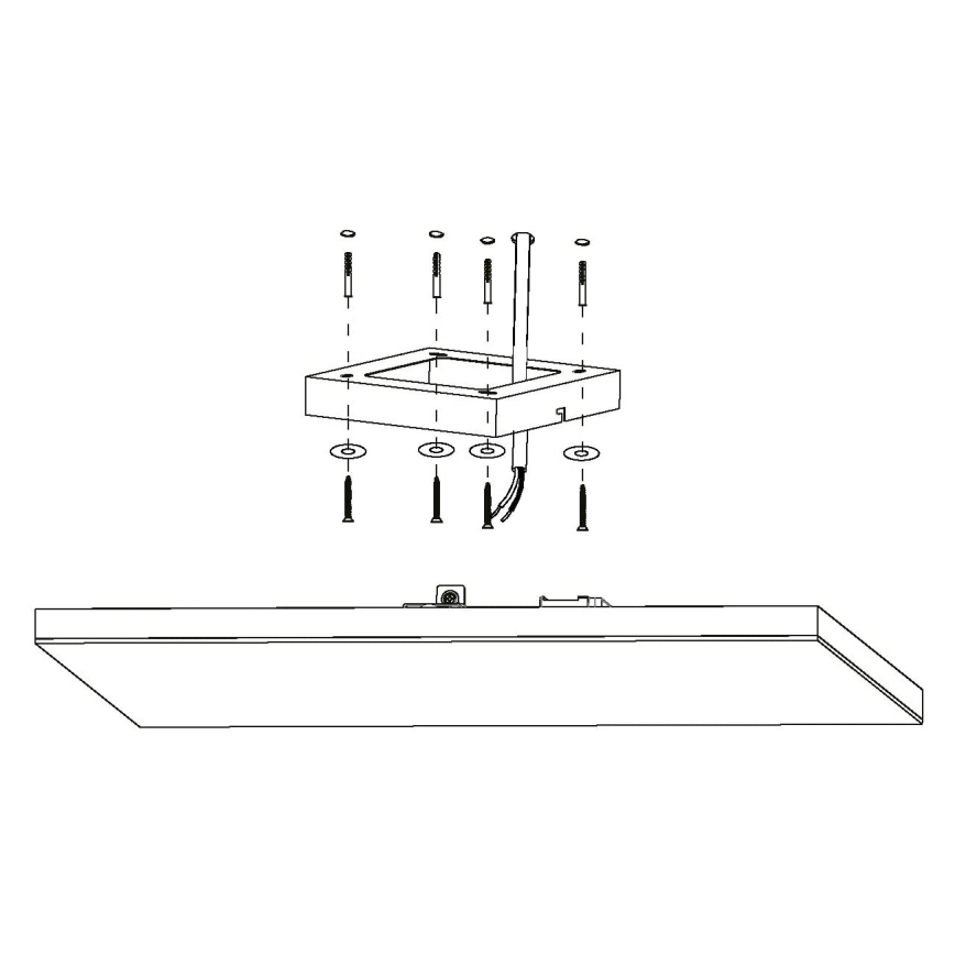 Eglo 900059 - LED RGBW Стельовий світильник з регулюванням яскравості TURCONA-Z LED/32,4W/230V