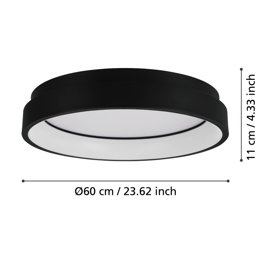 Eglo - Стельовий LED RGBW світильник з регулюванням яскравості LED/26W/230V ZigBee