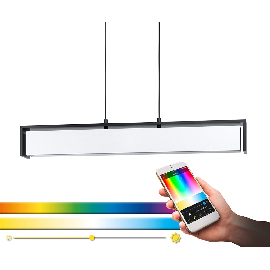 Eglo - Светодиодная диммируемая RGBW-люстра на тросе LED/33,6W/230V ZigBee