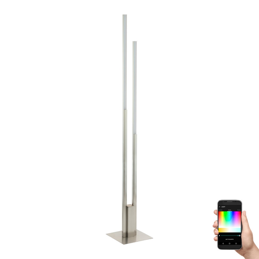 Eglo - Светодиодный RGBW-торшер с регулированием яркости LED/32W/230V ZigBee