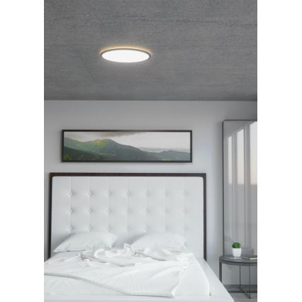 Eglo - Светодиодный диммируемый потолочный RGBW-светильник LED/16,5W/230V черный ZigBee