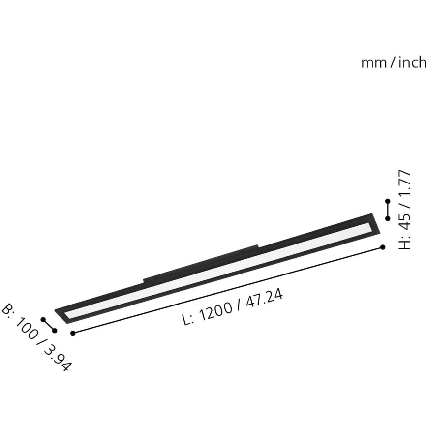 Eglo - Стельовий LED світильник з регулюванням яскравості LED/33,5W/230V ZigBee