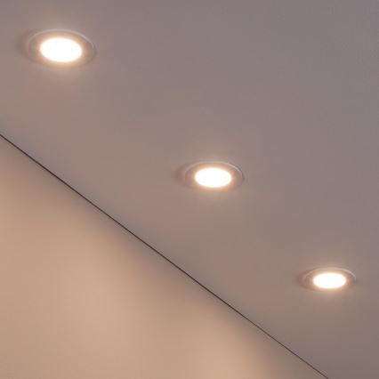 Eglo - НАБОР из 3 светодиодных встраиваемых светильников FUEVA-Z LED/2,8 Вт/230 В IP44 с диммером