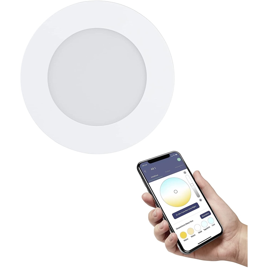 Eglo - LED світильник для ванної з регулюванням яскравості LED/5,4W/230V IP44 ZigBee