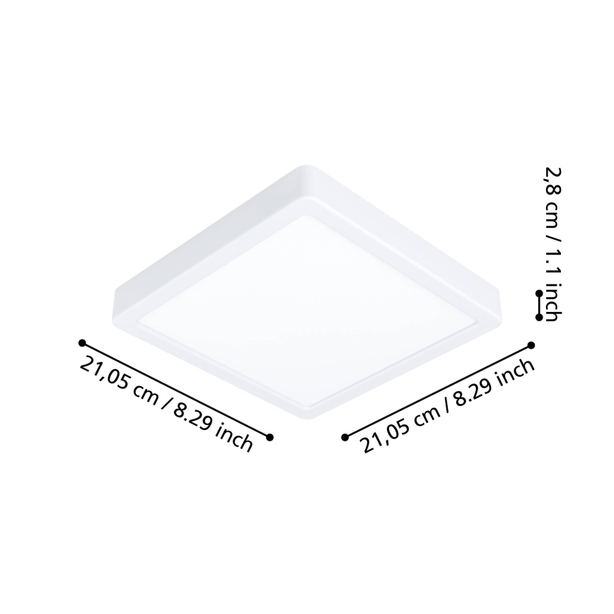 Eglo - Светодиодный диммируемый светильник для ванной комнаты LED/16,5W/230V IP44 ZigBee