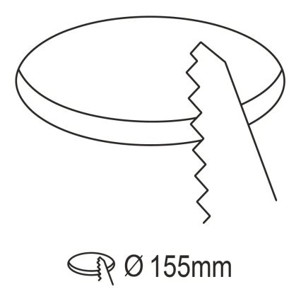 Eglo - Светодиодный диммируемый светильник для ванной комнаты LED/10,5W/230V IP44 ZigBee