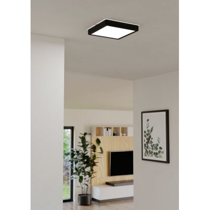 Eglo - LED диммируемый потолочный светильник для ванной LED/16,5W/230V IP44 ZigBee 21x21 cm