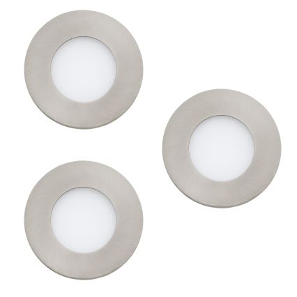 Eglo - АБІР 3x LED світильник для ванної з регулюванням яскравості FUEVA-Z 2,8W/230V IP44