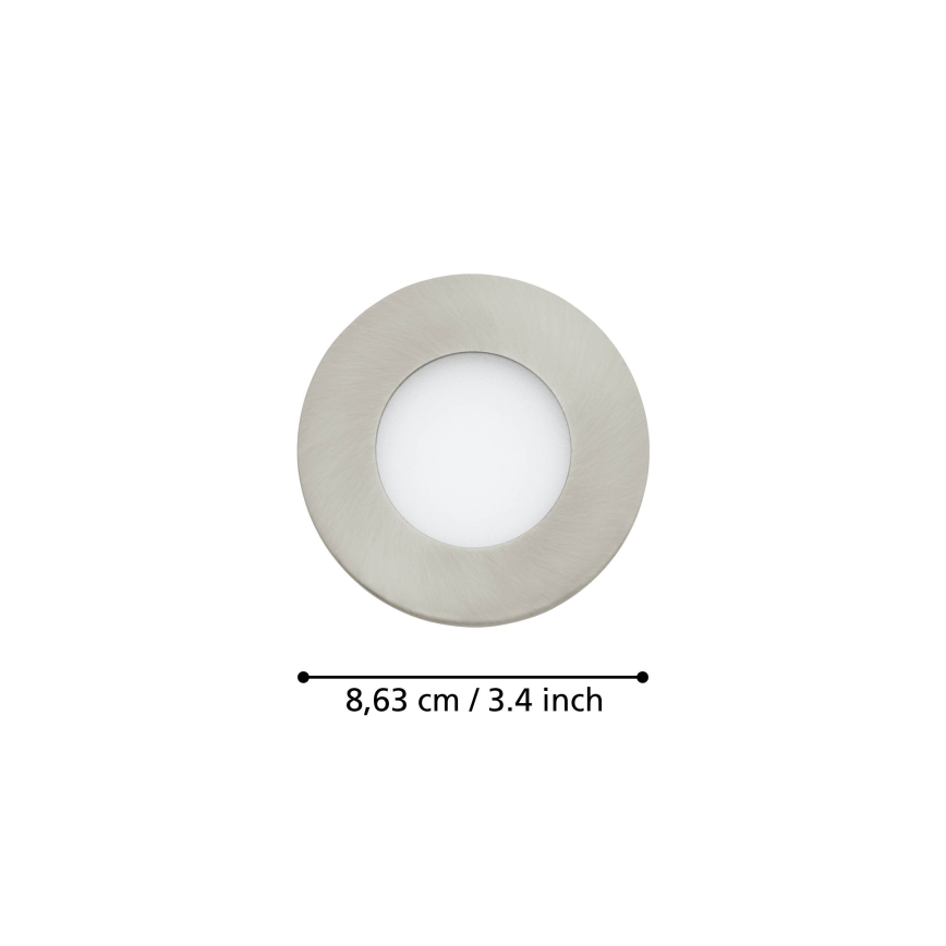 Eglo - АБІР 3x LED світильник для ванної з регулюванням яскравості FUEVA-Z 2,8W/230V IP44