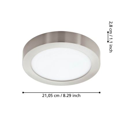 Eglo - Светодиодный диммируемый светильник для ванной комнаты LED/16,5W/230V IP44 ZigBee