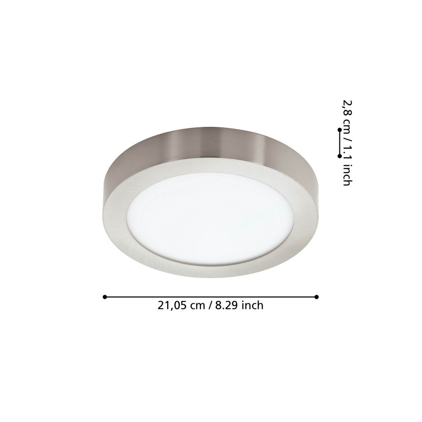 Eglo - Светодиодный диммируемый светильник для ванной комнаты LED/16,5W/230V IP44 ZigBee