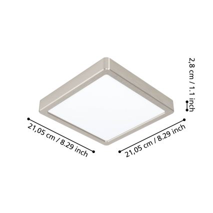 Eglo - LED Світильник для ванної з регулюванням яскравості LED/16,5W/230V IP44 ZigBee
