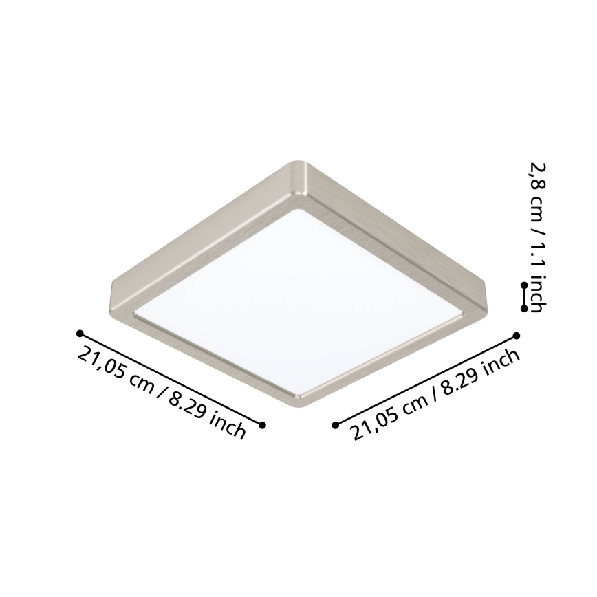 Eglo - LED Світильник для ванної з регулюванням яскравості LED/16,5W/230V IP44 ZigBee