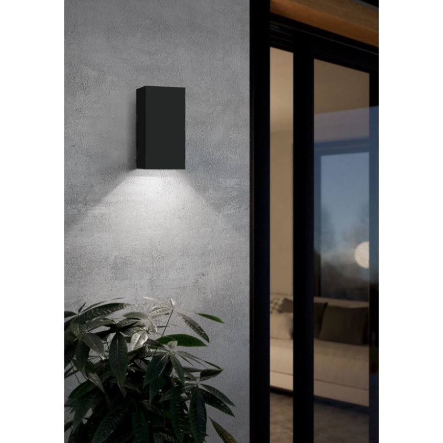 Eglo - Светильник уличный настенный светодиодный RGB с диммером 2xGU10/5W/230V IP55 2700-6500K