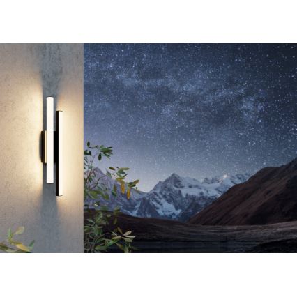 Eglo - Вуличний світлодіодний настінний світильник 2xLED/4,2W/230V IP55