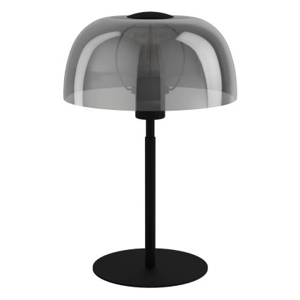 Eglo - Настольная лампа 1xE27/40W/230V черная/серая