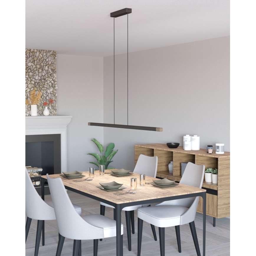 Eglo - Светодиодная подвесная люстра с регулированием яркости LED/22W/230V 3000K