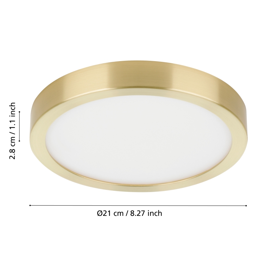 Eglo - Стельовий LED світильник LED/17W/230V діаметр 21 см