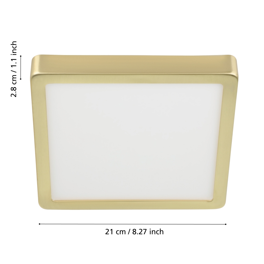 Eglo - Потолочный светильник LED/17 Вт/230 В 21×21 см