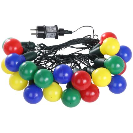 Eglo - Светодиодная уличная декоративная гирлянда 20xLED/0,064W/31V IP44