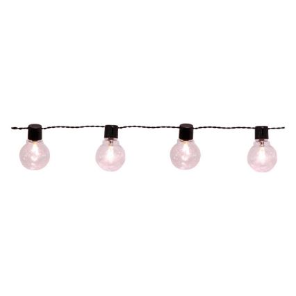 Eglo - Светодиодная уличная декоративная гирлянда 16xLED/0,064W/24V IP44 черный