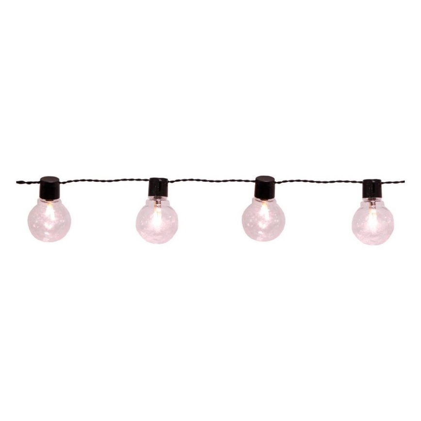 Eglo - Светодиодная уличная декоративная гирлянда 16xLED/0,064W/24V IP44 черный
