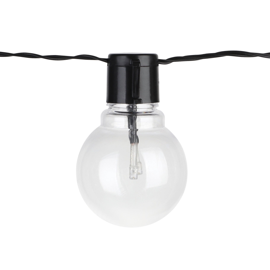 Eglo - Светодиодная уличная декоративная гирлянда 16xLED/0,064W/24V IP44 черный