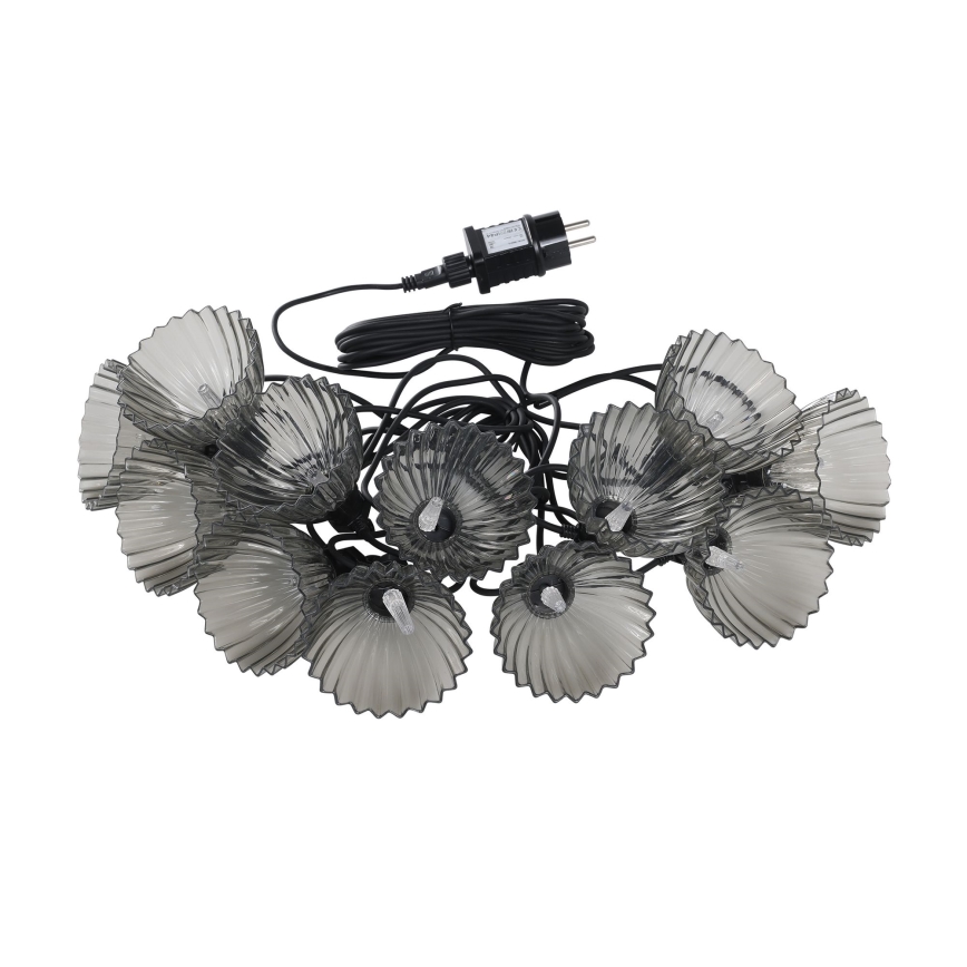 Eglo - Вулична декоративна LED гірлянда 12xLED/0,066W/3,2V IP44