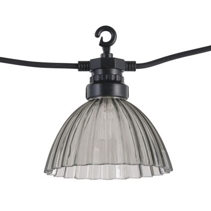 Eglo - Вулична декоративна LED гірлянда 12xLED/0,066W/3,2V IP44