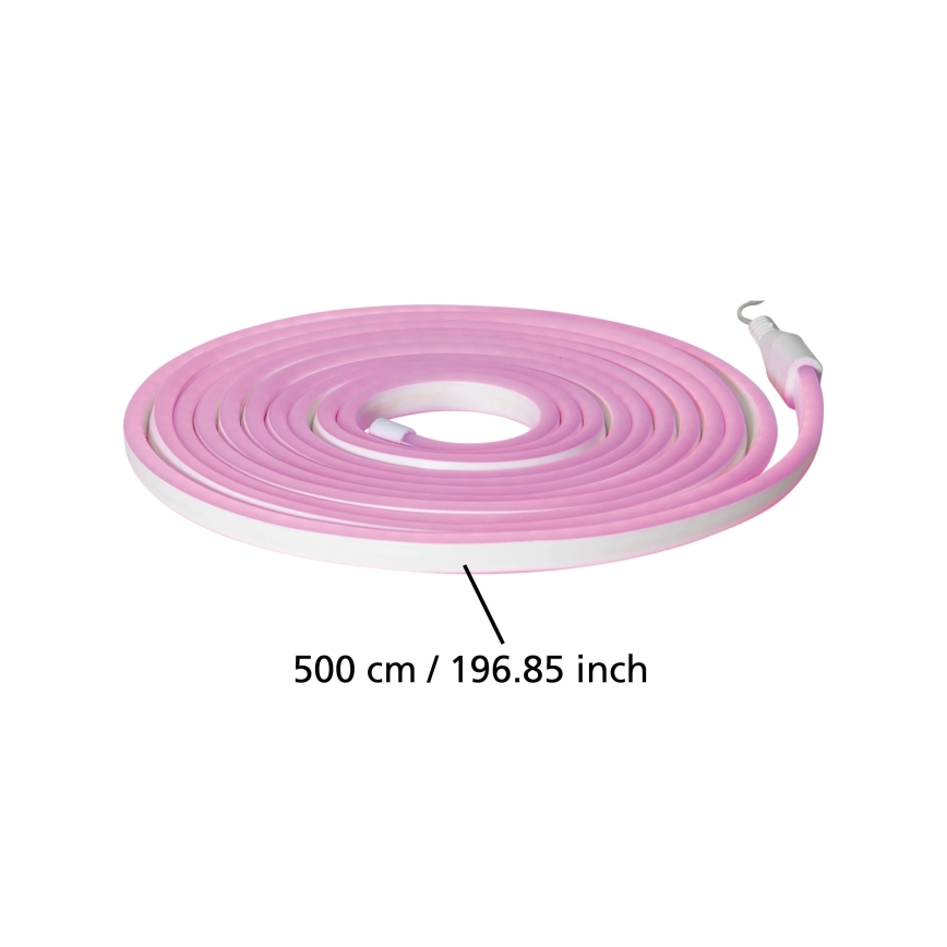 Eglo - Світлодіодна стрічка LED/96W/24V 5 м IP44 рожевий