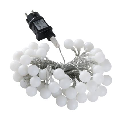 Eglo - Вулична декоративна LED гірлянда 50xLED/0,066W/4,5V IP44