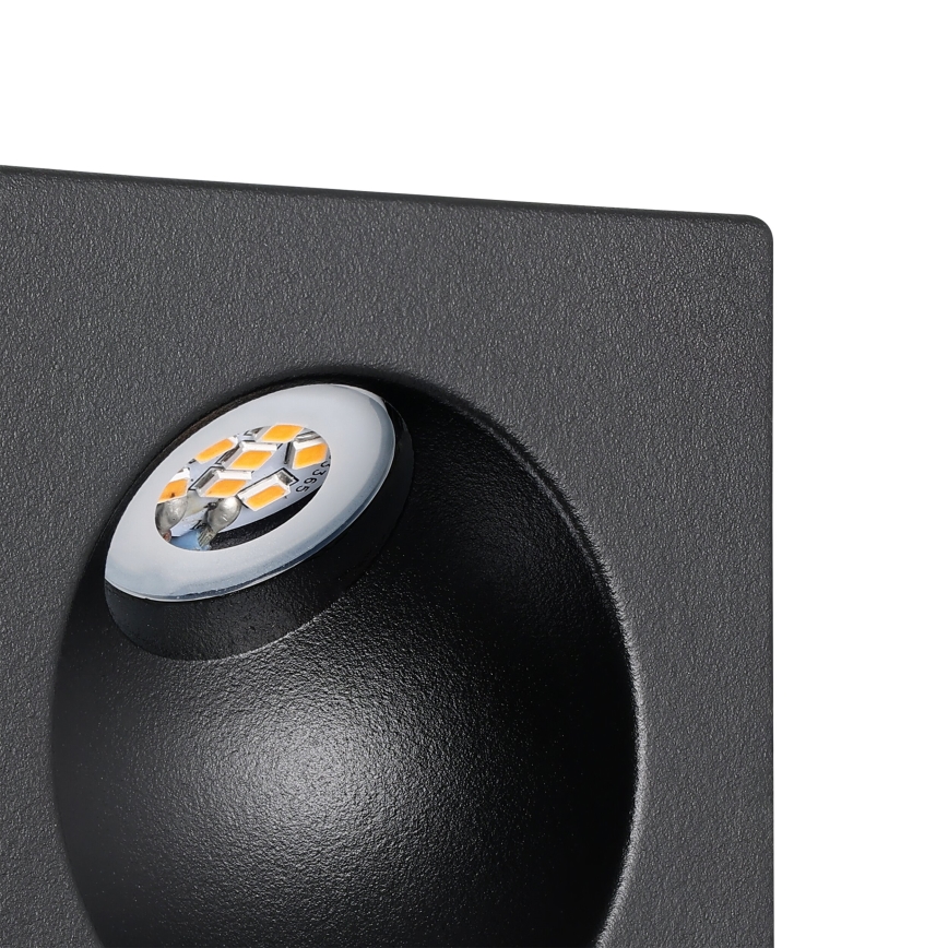 Eglo - Світлодіодний світильник для сходів LED/2W/230V 3000K чорний