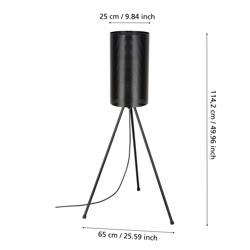 Eglo - Вуличний торшер 1xE27/40W/230V IP44