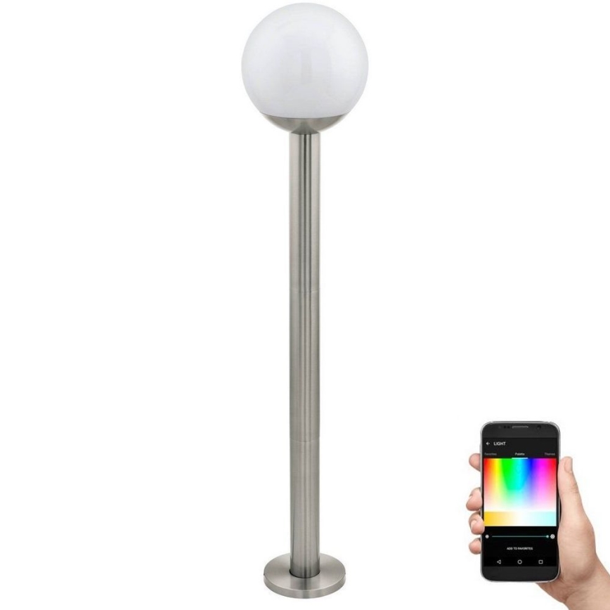 Eglo - Светодиодная уличная RGB-лампа с регулированием яркости 1xE27/9W/230V 2700-6500K IP44