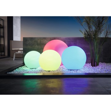 Eglo 900268 - Вулична LED RGB лампа з регулюванням яскравості 1xE27/9W/230V 2700-6500K IP65 ø300