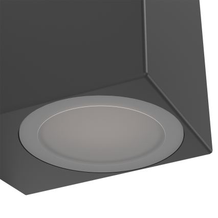 Eglo - Вуличний світлодіодний настінний світильник 2xGU10/4,6W/230V IP44