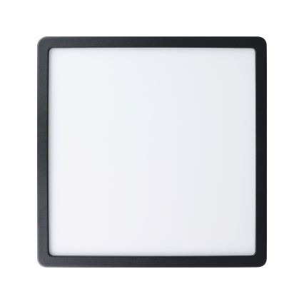 Eglo - Вуличний світлодіодний стельовий світильник LED/20,5W/230V IP44 чорний