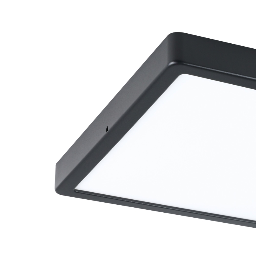 Eglo - Вуличний світлодіодний стельовий світильник LED/20,5W/230V IP44 чорний