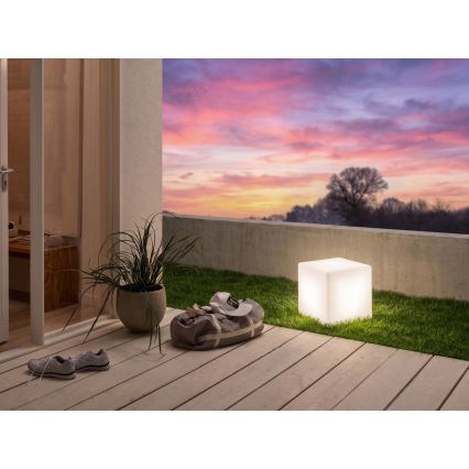Eglo - Зовнішній підлоговий світильник 1xE27/15W/230V 30x30 см IP65