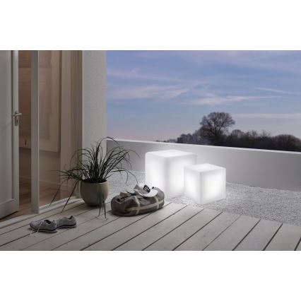 Eglo - Зовнішній підлоговий світильник 1xE27/15W/230V 40x40 см IP65