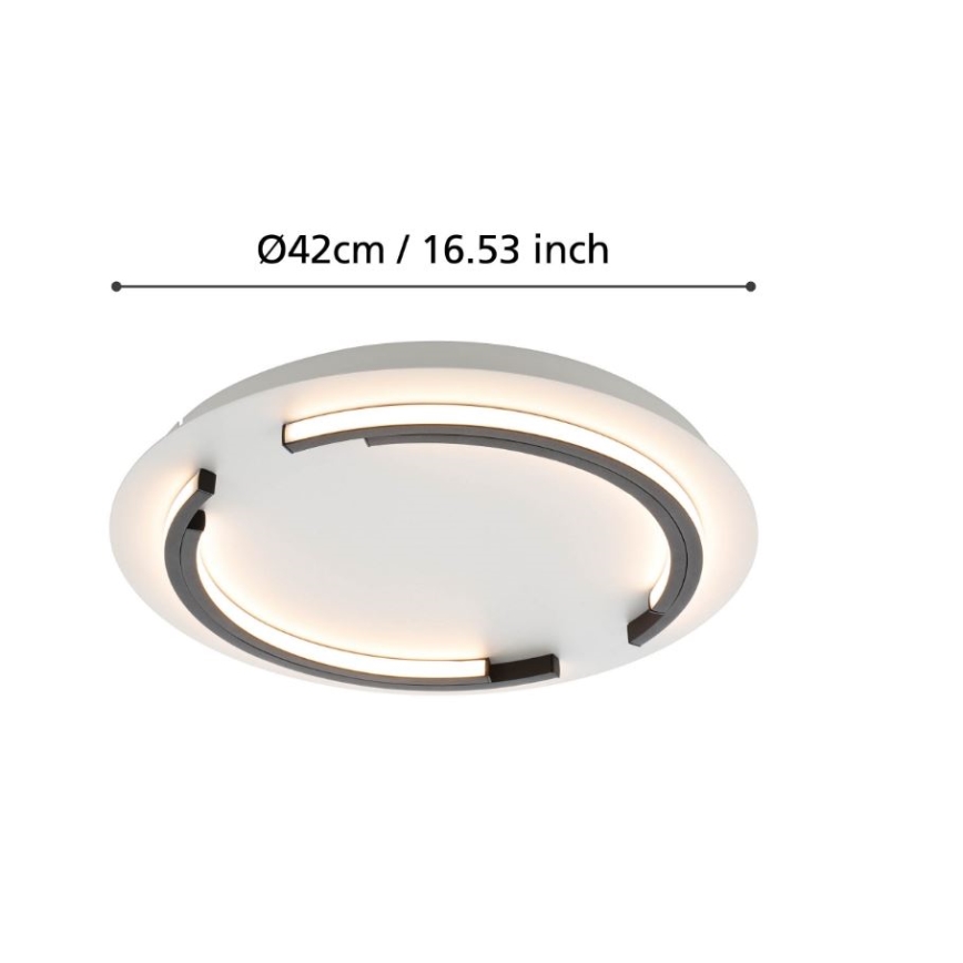 Eglo - Светодиодный потолочный светильник с регулированием яркости LED/25W/230V 3000K диаметр 42 см