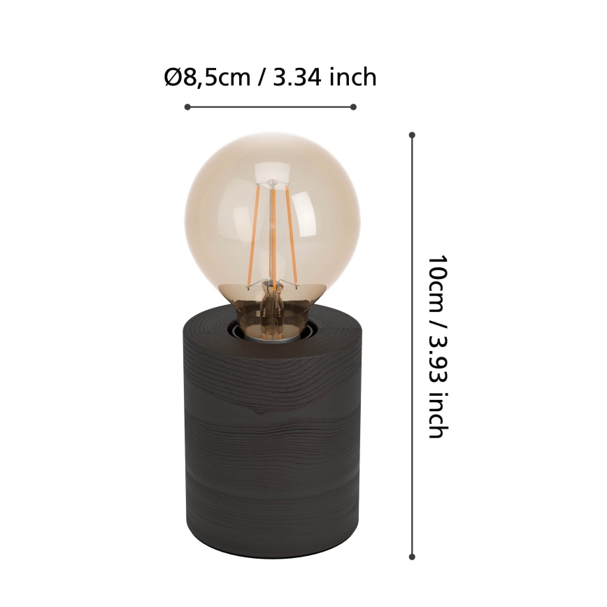 Eglo - Настольная лампа 1xE27/28W/230V