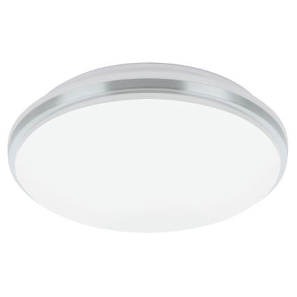 Eglo - Світлодіодний стельовий світильник для ванної кімнати LED/15,6W/230V IP44 глянцевий хром