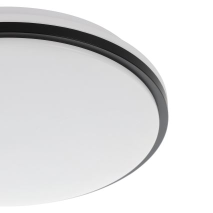 Eglo - Світлодіодний стельовий світильник для ванної кімнати LED/15,6W/230V IP44 глянцевий хром