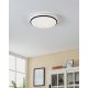 Eglo - Светодиодный потолочный светильник для ванной комнаты LED/15,6W/230V IP44 черный